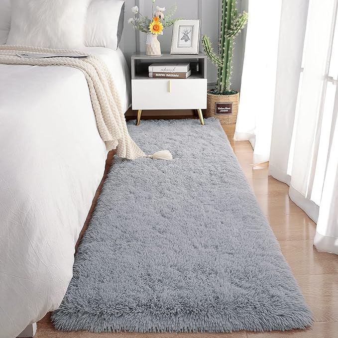 Chicrug Soft Area Rugs for Bedroom Living Room Plush Fluffy Rug 2x4 | Shag - Image 6