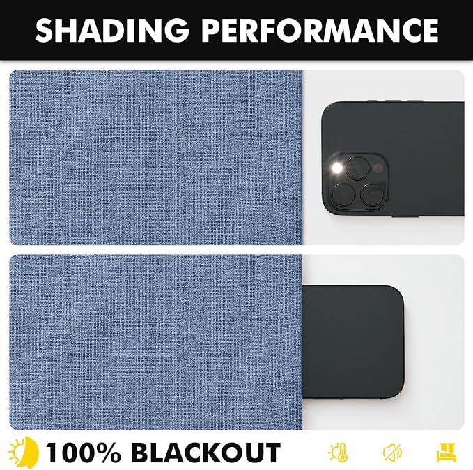 MIULEE 100% Blackout Linen Curtains - Image 7