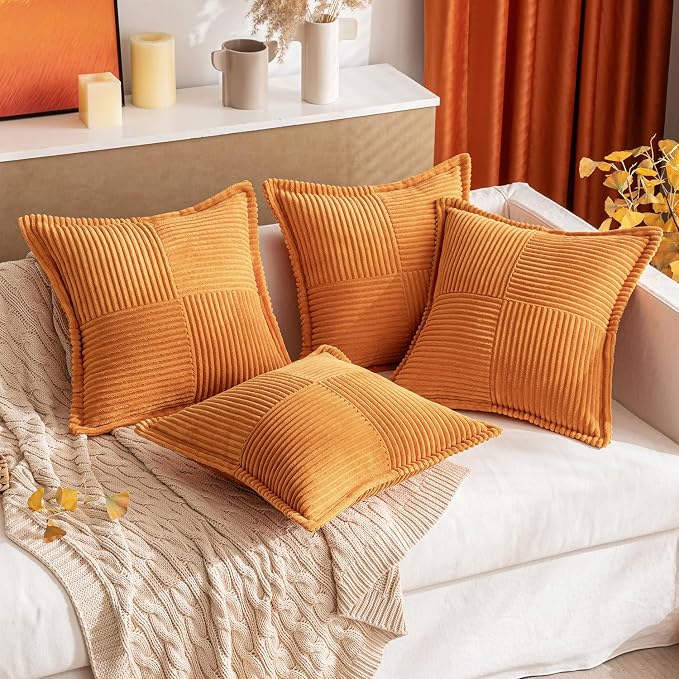 MIULEE Fall Burnt Decorative Lumbar Throw Pillow Covers 12x20 Inch | 2 Pack - Image 7