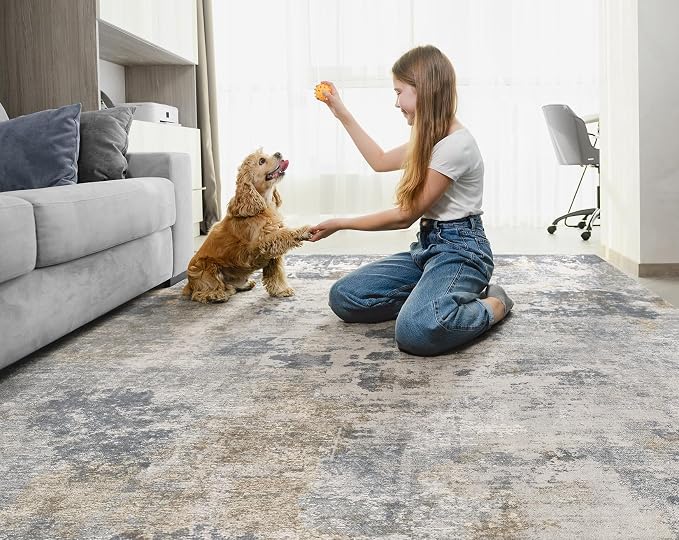 UERMEI 9x12 Area Rug Living Room Rugs - Image 9