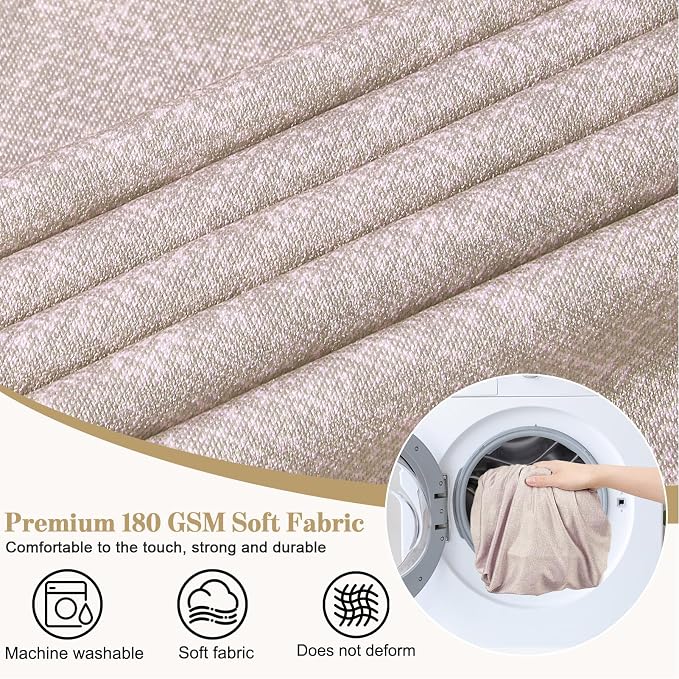 4Pcs Patio Cushion Covers Stretch Outdoor Furniture Protector Slipcovers | - Image 7