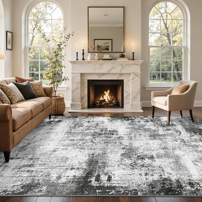 8x10 Ft Large Area Rugs for Living Room, Soft Non-Slip Washable Rugs Modern - Image 2
