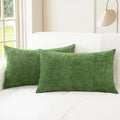 CaliTime Decorative Couch Throw Pillow Covers 26 X 16 Inches Forest Green | by CaliTime