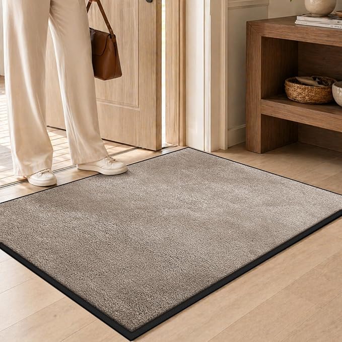Super Absorbent Front Door Mat, Non-Slip Washable Indoor Doormats, Low Profile - Image 2