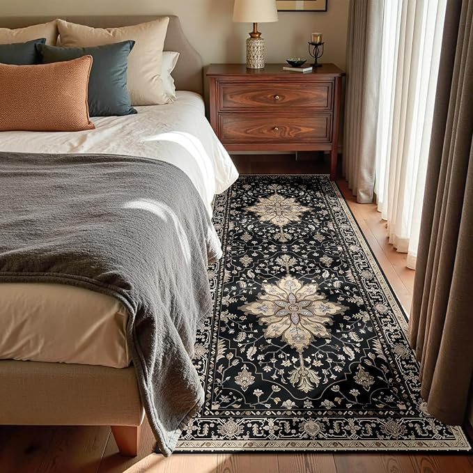 RELEANY Washable Area Rug, Runner 3'x8', Water Repellent, Pet Friendly - Image 2