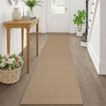 KOZYFLY Runners Rugs for Hallway 2x10, Washable Runner Rug, Woven Non Slip by KOZYFLY