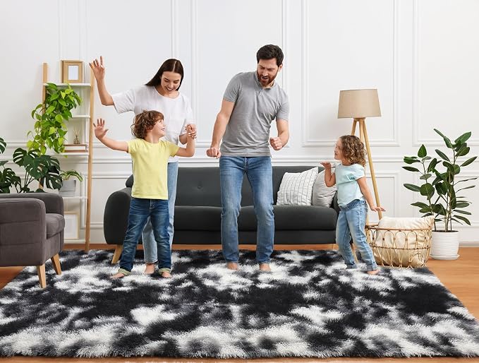 8x10 Area Rugs for Living Room, Soft Plush Thick Shaggy Big Floor Carpet for - Image 7