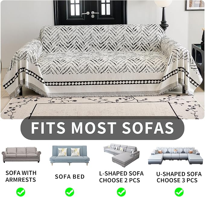 HAOMAIJIA Non Slip Couch Cover Sofa Covers - Image 5