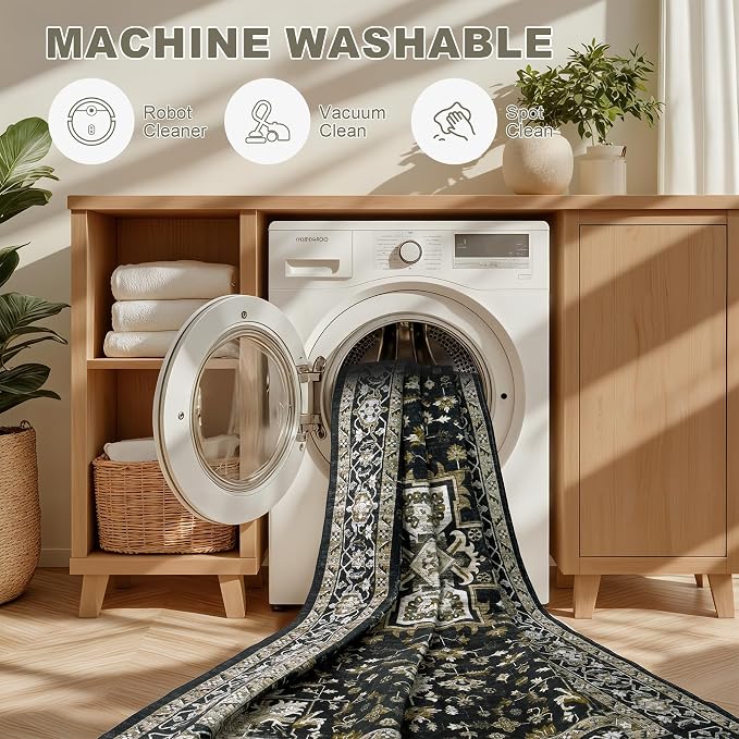 10x14 Area Rugs Living Room: Washable Rug - Image 6
