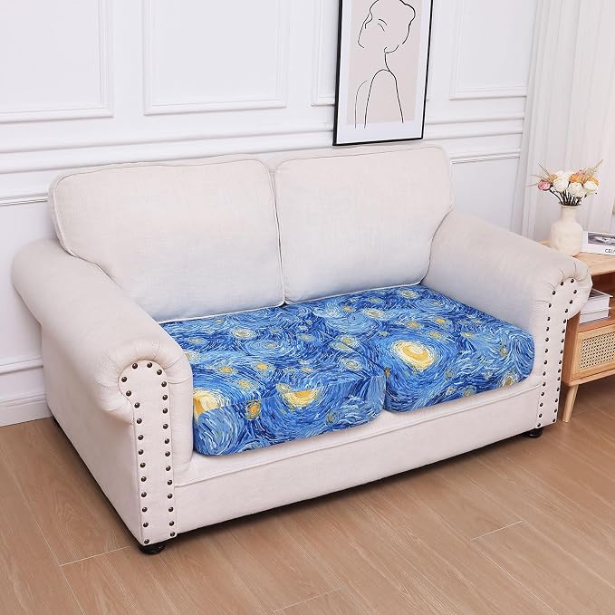 Printed Couch Cushion Covers, Sofa Covers Washable - Image 5