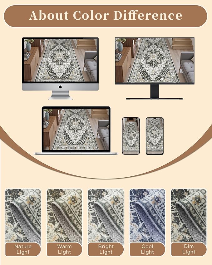 Madane Washable Entry Rug 3x4 Area Rugs - Image 9