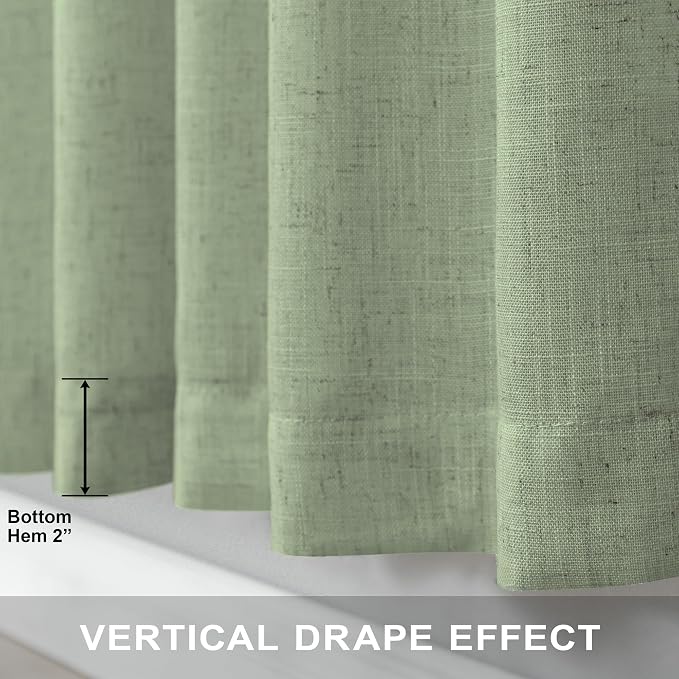 Light Sage Curtains 72 Inch Length - Image 6