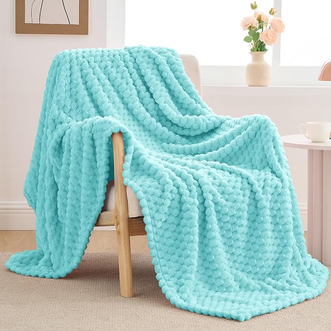 BEDELITE Aqua Throw Blanket for Couch, Soft Cozy Gifts for Women, 50 * 60 | 3D - Image 8