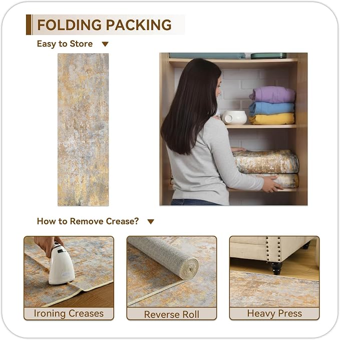 Washable 2x5 Hallway Runner Rugs - Image 8