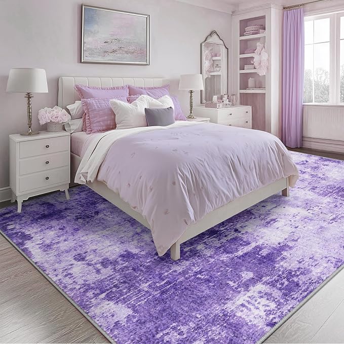 RELEANY Washable 5'x7' Abstract Area Rug - Image 2