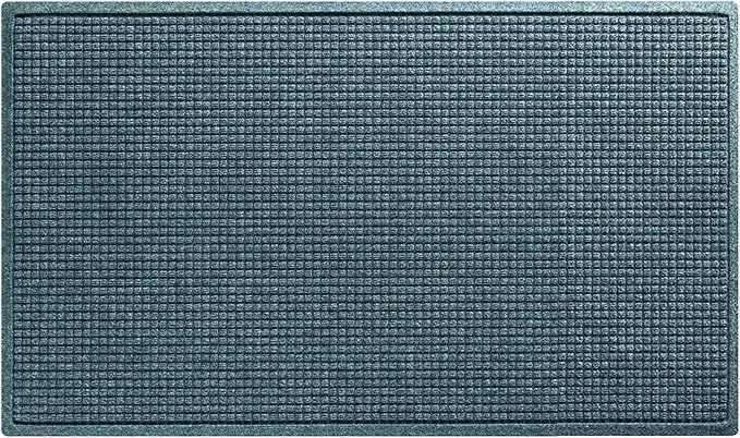 WaterHog Squares Front Door Mat Indoor Outdoor Entrance, All-Weather Mats | by WaterHog