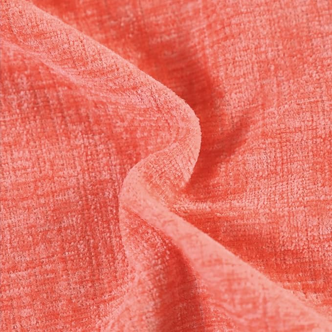 CaliTime Decorative Couch Throw Pillow Covers 22 X 22 Inches Living Coral | - Image 2