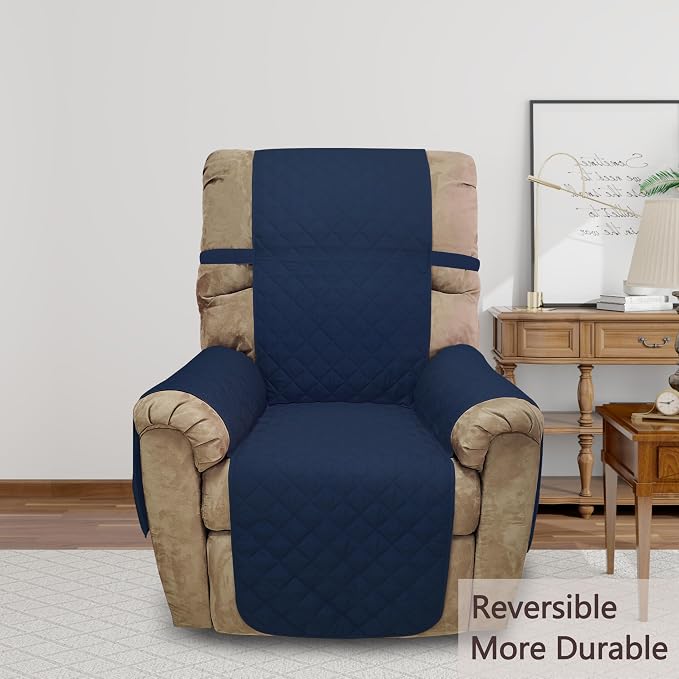 Reversible Chair Covers for Recliner Oversized, Water Repellent, Chair - Image 2