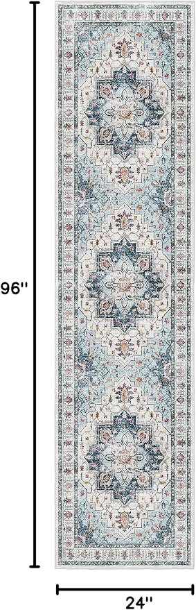 Madane Hallway Runner Rug 2x8 Washable Kitchen Rugs Non-Slip, Soft Ultra-Thin - Image 2