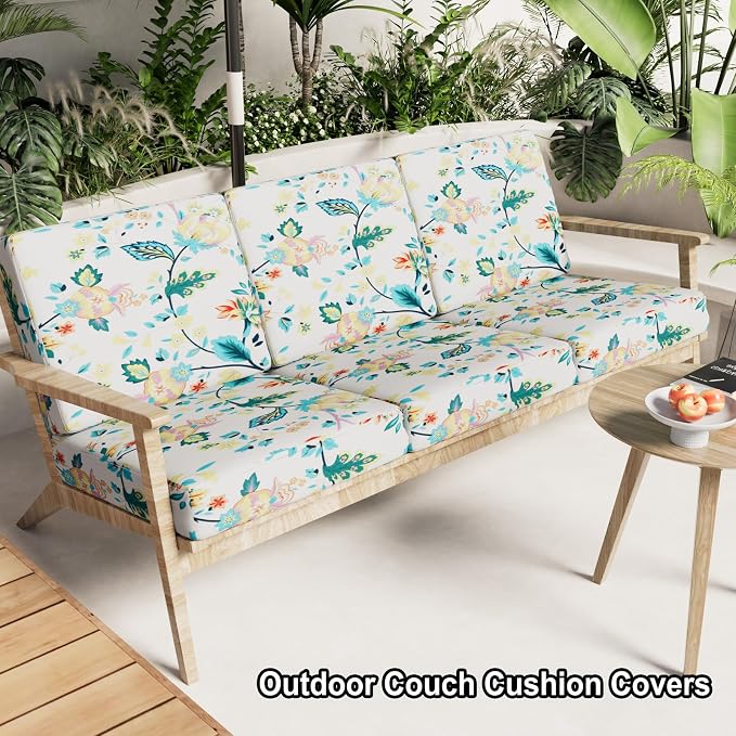 Printed Couch Cushion Covers, Sofa Covers Washable - Image 2