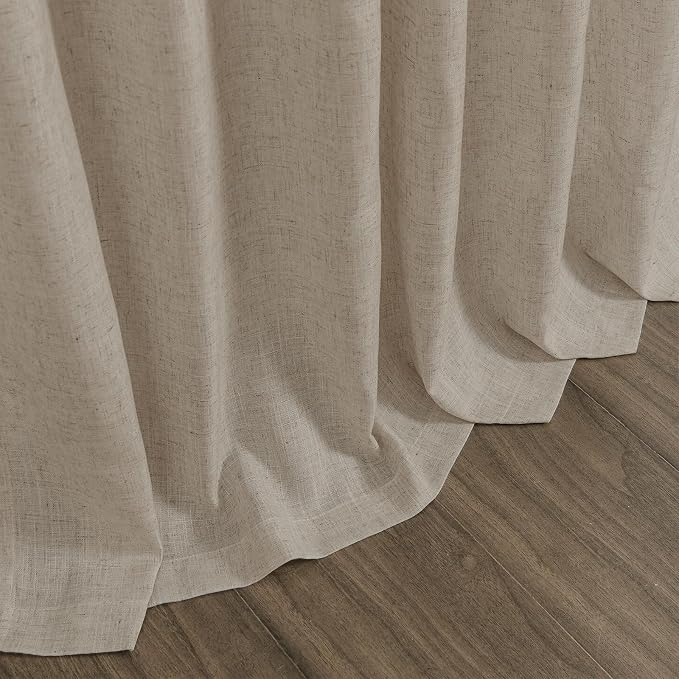 Cobblestone Linen Curtains 132 Inch Length - Image 9
