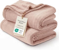 Bedsure GentleSoft Fleece Blankets Queen Size Dusty Pink by Unknown
