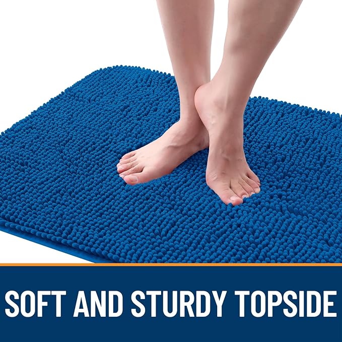 OLANLY Dog Door Mat for Muddy Paws 47x32, Super Absorbent Chenille Mud Mat | - Image 4