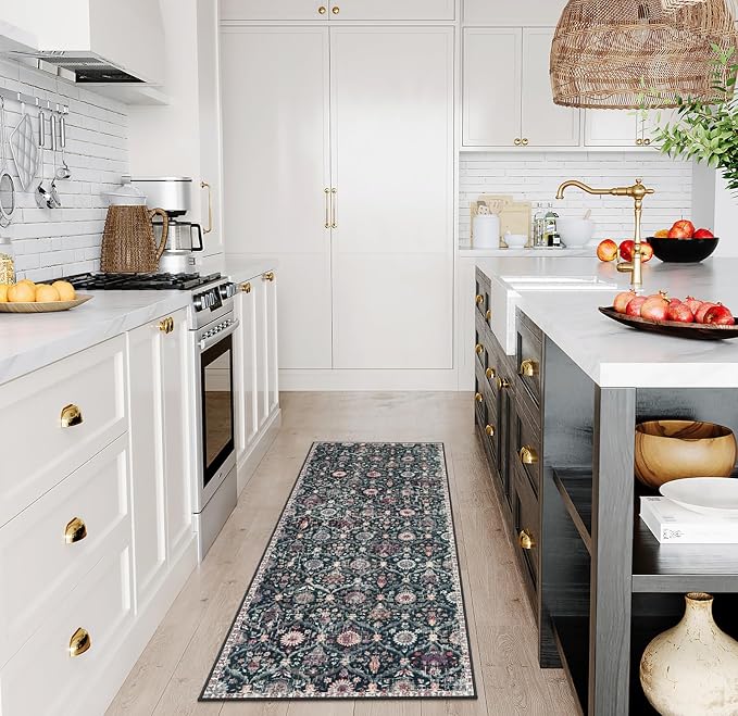 Lahome Moroccan Kitchen Runner, 2x5 Rug Runners - Image 5