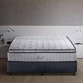 Short Queen Mattress,11.4 Inches Pillow Top Pocket Spring Hybrid RV Mattress, Memory Foam Innerspring Firm Bed in a Bag