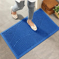 Sturdy Front Door Mat, Absorbent Muddy Dirt Resist Welcome Door Mats Outdoor by HIYARD