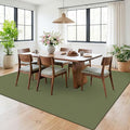 KOZYFLY 6x9 Dining Room Rugs, Washable Area Rug by KOZYFLY