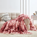 50x60 Inches Ultra-Soft Fuzzy Faux Fur Plush Throw Blanket by Serenhom