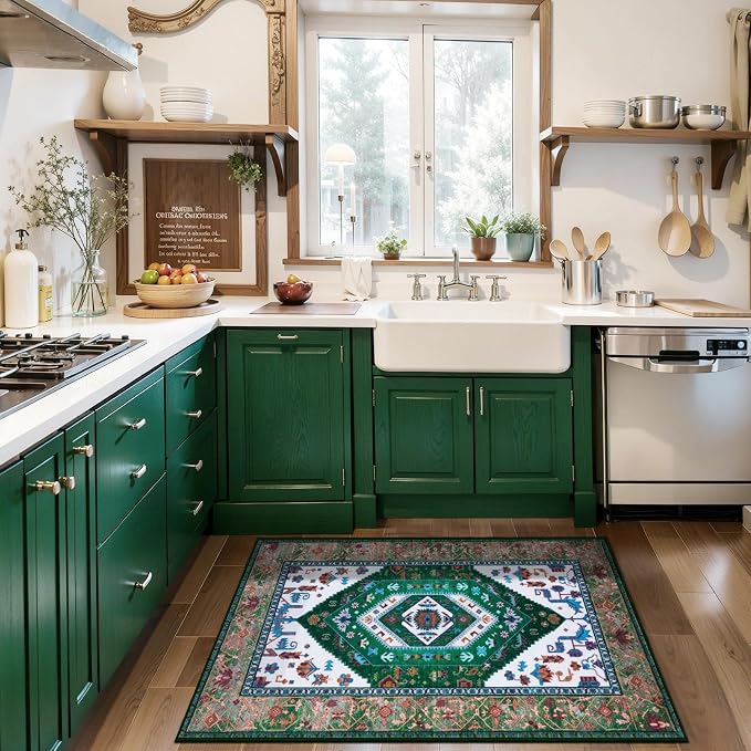 SERISSA 2x3 Washable Non Slip Boho Small Area Rug - Image 4