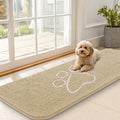 OLANLY Dog Door Mat for Muddy Paws 59x20, Paw Print Design Chenille Mud Mat | by OLANLY