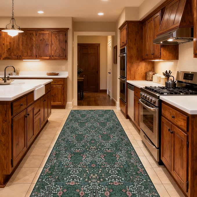 Washable 2'6" x 8' Runners for Hallways, Non Slip Long Floor Runner for Kitchen - Image 2