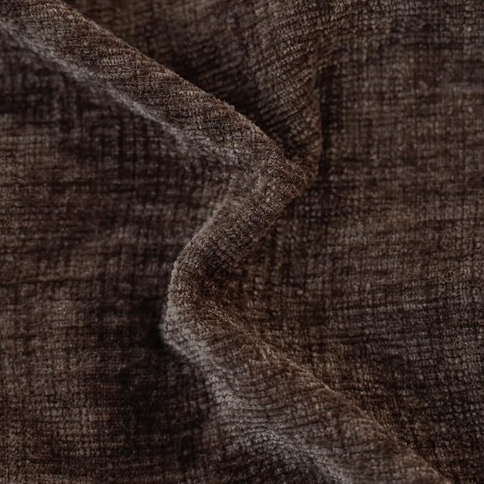 CaliTime Decorative Couch Throw Pillow Covers 18 X 18 Inches Coffee | Pack of 2 - Image 2