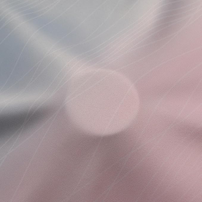 Ombre Grey and Pink Blackout Curtains - Image 8