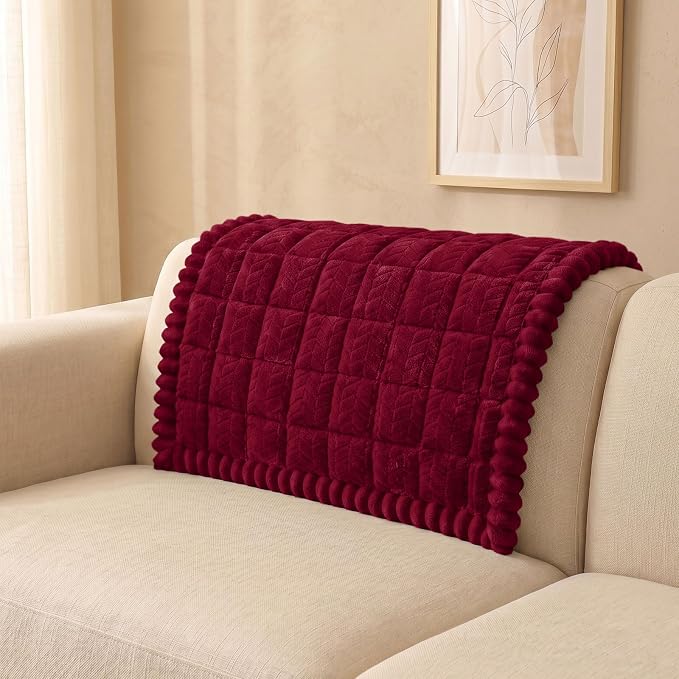 Smiry Couch Cover for Dogs, Non Slip Fuzzy Pet Sofa Arm Covers Washable | Sofa by Smiry
