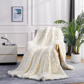 L'AGRATY Chunky Knit Throw Blanket by LAGRATY