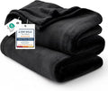 Bedsure GentleSoft Fleece Blanket California King Size Black by Unknown