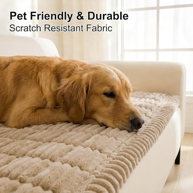 Smiry Couch Cover for Dogs, Non Slip Washable Sofa Protector for Pets | Soft - Image 3
