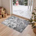 DMOYEST 2x3 Entryway Area Rug Washable Abstract Grey Small Carpet | Neutral by DMOYEST
