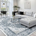 RELEANY Washable Area Rug, Water Repellent, Pet Friendly, Vintage Floral Boho by RELEANY
