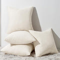 Topfinel Decorative Beige Throw Pillow Covers Cushion Cases, Natural Home Decor by Topfinel
