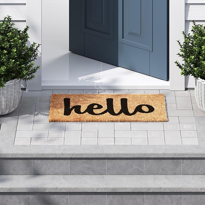 Barnyard Designs Front Door Welcome Mat | Printed Polyester Outdoor Rug - Image 2