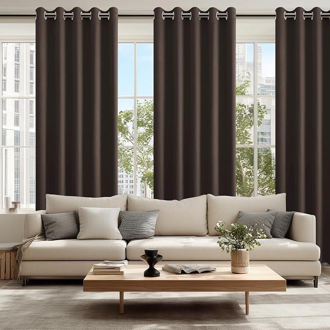 Blackout Curtains for Bedroom, 60 x 84 Inches Long, 2 Panels | Thermal - Image 6