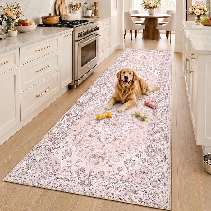 RELEANY Washable Area Rug, Runner 3'x10', Water Repellent, Pet Friendly - Image 2