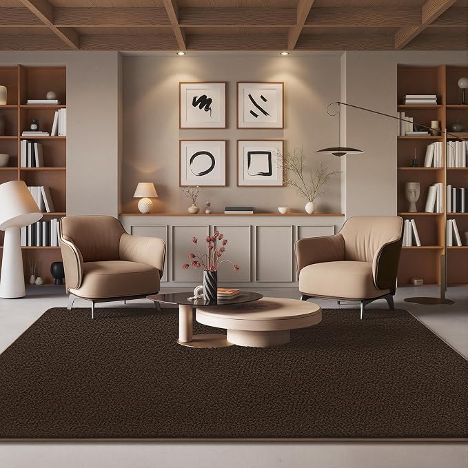 3x10 Runner Rug for Hallway, Long Runner Rugs Non Slip, Coffee | Soft Washable - Image 7