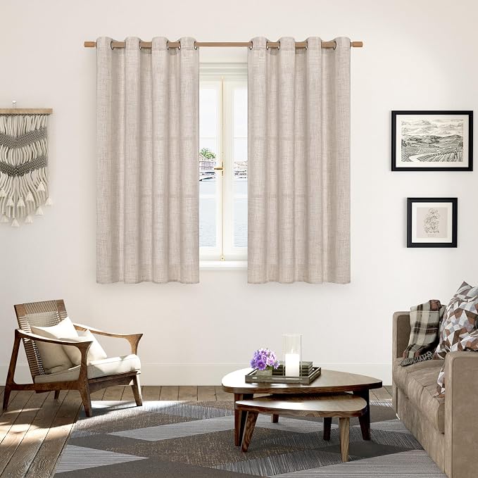 YoungsTex Natural Linen Curtains - Image 2