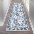 HEBE Hallway Runner Rug 2'x6', Washable Non Slip Kitchen Rug Runner | Soft Boho by HEBE